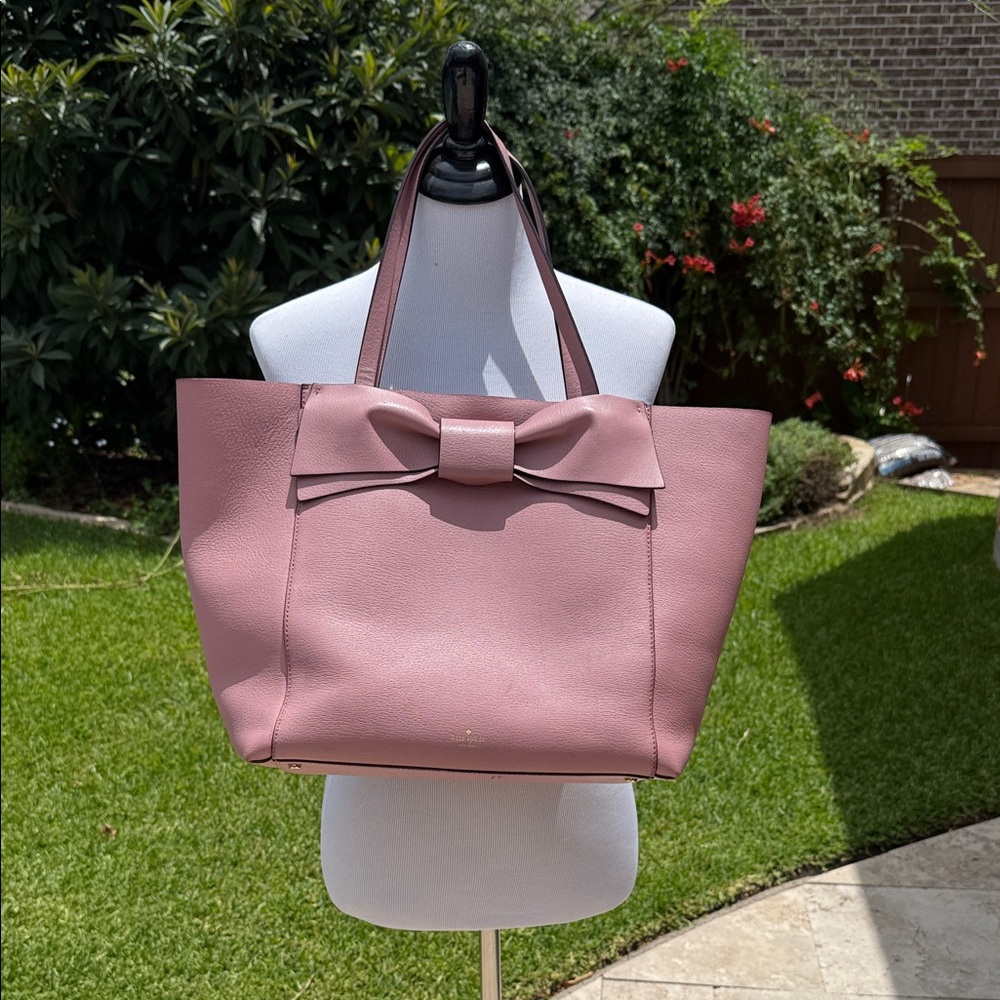 Kate Spade Pink Bow Tote Bag